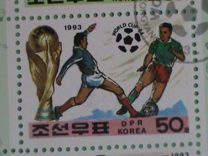 KOREA STAMP 1993 WORLD FOOT BALL CHAMPIONSHIP  ; CTO- NOT HING  S/S SHEET #1
