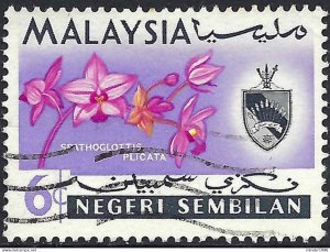 MALAYSIA NEGERI SEMBILAN 1965 6c Multicoloured SG84 Used