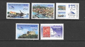 NETHERLANDS ANTILLES #870-4 HISTORY OF CURACO MNH