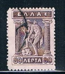 Greece 225: 80l Hermes donning sandals, used, F-VF