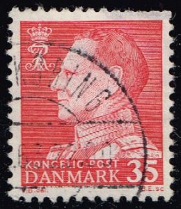 Denmark #387 King Frederik IX (non-fluor); Used (0.25) (1Stars)