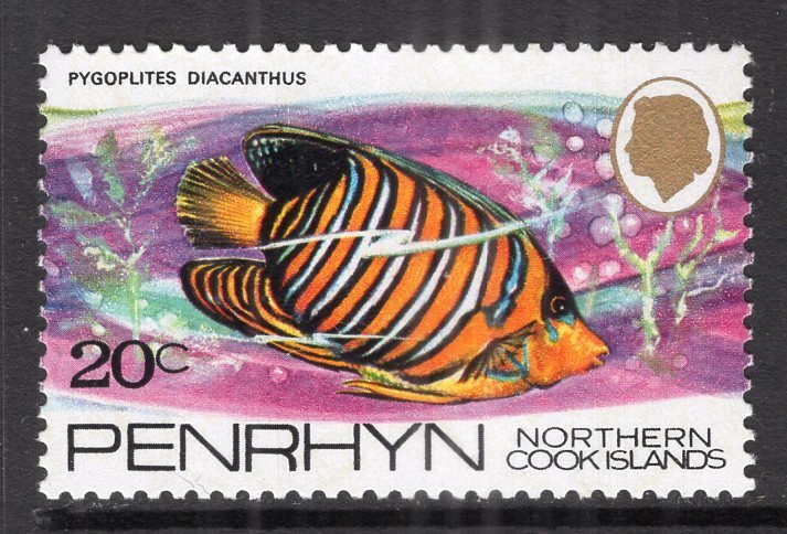 Penrhyn Island 58 Fish MNH VF