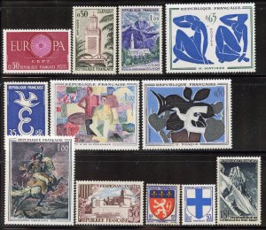 France Lot Mint Hinge. (67)