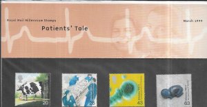 Great Britain  #1847-1850  Patients' Tale (MNH) Royal Mail set March 1999