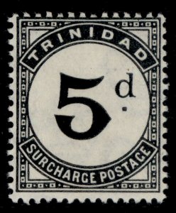 TRINIDAD EDVII SG D14, 5d slate-black, LH MINT. Cat £22. WMK MULT