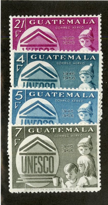 GUATEMALA C386-9 MNH SCV $2.25 BIN $1.15