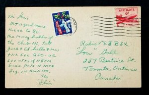 US #C39,WX145 1949 Christmas Seal Tied with CDS on OSL Card Dec. 23, 1949