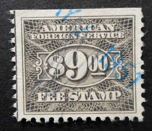 USA, Scott RK38, Used Consular Service Revenue Stamp