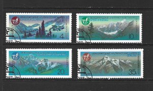 RUSSIA - 1987 ALPINIST CAMPS - SCOTT 5532 TO 5535 - USED