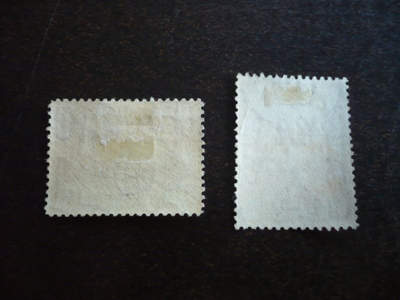 Stamps - Bermuda - Scott# 107,112 - Mint Hinged Part Set of 2 Stamps