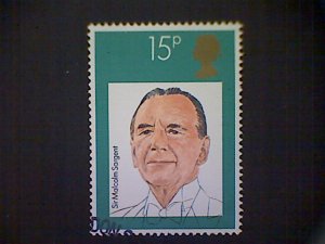 Great Britain, Scott #922, used(o), 1980, Composers: Sir Malcolm Sargent, 15p