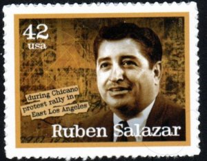 SC# 4251 - (42c) - American Journalists:  Ruben Salazar - MNH Single
