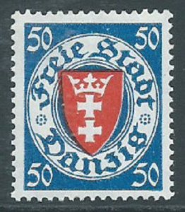 Danzig, Sc #232, 50pf MH