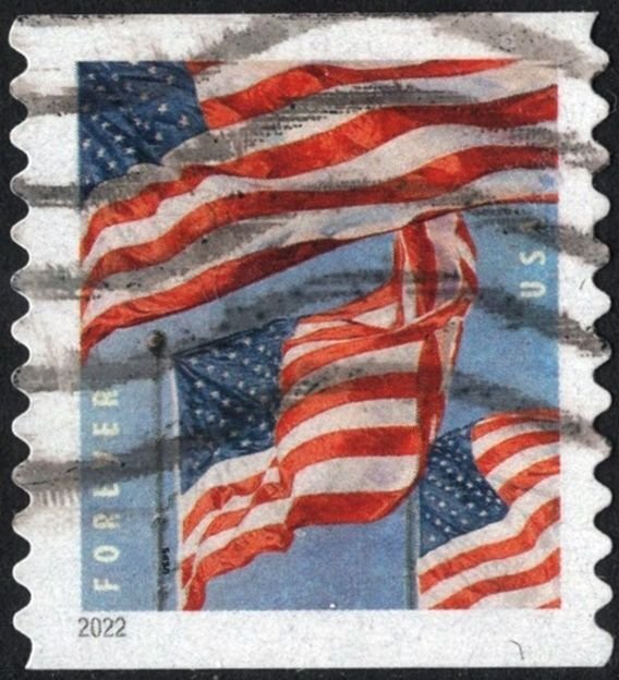 2022 Usps Flag Forever Stamps Roll