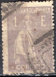 Portugal; 1921: Sc. # 254: Used Single Stamp