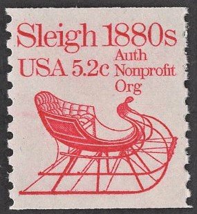 US 1900 MNH VF 5.2 Cent Sleigh 1880's