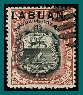 Labuan 1897 Arms, p14, cancelled  #78,SG93