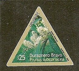 Uruguay   Scott  2252   Flowers       Used