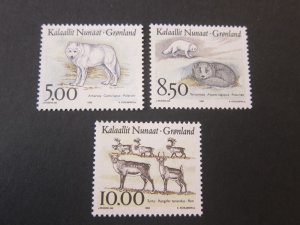 Greenland 1993 Sc 262-64 set MNH