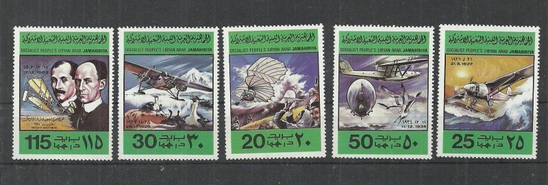 1978 – Libya- The 75th Anniversary of First Powered Flight - Wright brothers - P 