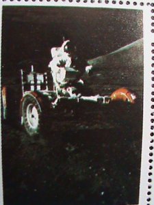 UMM AL QIWAIN STAMP -SPACE AND FIRST MAN ON THE MOON- COMPLETE LARGE CTO SHEET