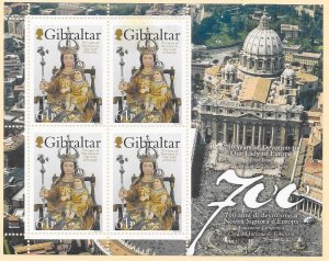 GIBRALTAR Sc#1182 Souvenir Sheet Mint Never Hinged