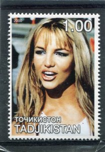 Tajikistan 2000 BRITNEY SPEARS Stamp Perforated Mint (NH)