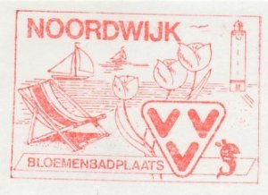 Meter cut Netherlands 1991 Lighthouse - Noordwijk - Tulip