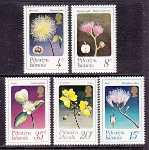 Pitcairn Islands 120-124 Flowers MNH VF