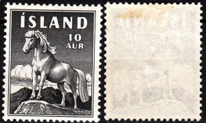 ICELAND / ISLAND 1958 Definitive: Horse 10A, MH