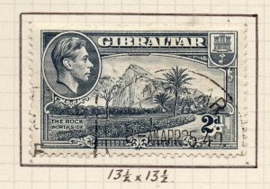 Gibraltar 1938-51 Early Issue Fine Used 2d. NW-159557