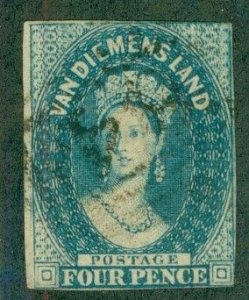 TASMANIA  6 USED SCV $145.00 BIN $60.00 (RL) 190