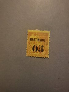 Stamps Martinique Scott #6 hinged