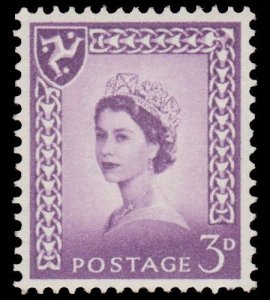 GREAT BRITAIN 1958-69 REGIONAL ISSUES - ISLE OF MAN SCOTT # 2. M/H