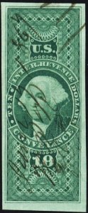 R94a, Used $10 Conveyance XF GEM Revenue Stamp - Stuart Katz