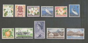 Cook Islands 1963 Sc 148-58 set MNH/MH