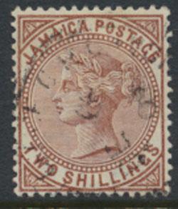 Jamaica SG 25 Used . Fine Used  SC# 29  wmk CA  see details