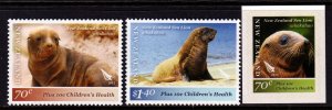 New Zealand 2012 Children's Health Sea Lions Complete MNH Set  SC B205-B...