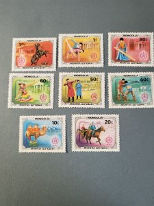 Stamps Mongolia Scott #1209-16 nh