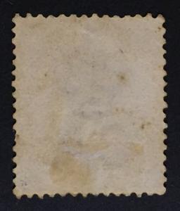 Malaya Straits Settlements INVERTED wmk QV 1883 4c Used CCA SG#64w CV£180 M1774