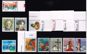 Switzerland 1996, Sc.#965 and more MNH stamps