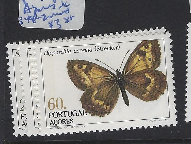 Portuguese Azores SC 3490-2 Butterfly MNH (7gvg)