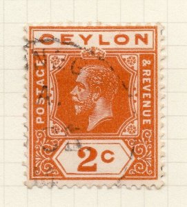 Ceylon 1920s Early Issue Fine Used 2c. 299112