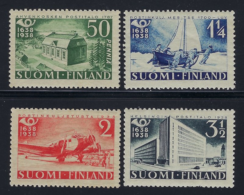 Finland Scott 215-218 Mint Never Hinged