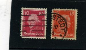 Germany 1926-27 - Sc# 355-356