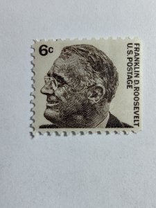 SCOTT #1284B SINGLE PANE ROOSEVELT MINT NEVER HINGED SHINY GUM BEAUTIFUL STAMP