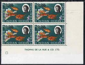 British Indian Ocean Territory 1968-70 Rock Cod 2r25 impr...