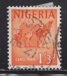 Nigeria 109 Camel Train and Map 1961