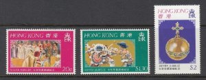 HONG KONG - SC# 335-337 - MNH