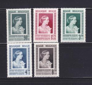 Belgium B498-B502 Set MNH Queen Elizabeth (B)